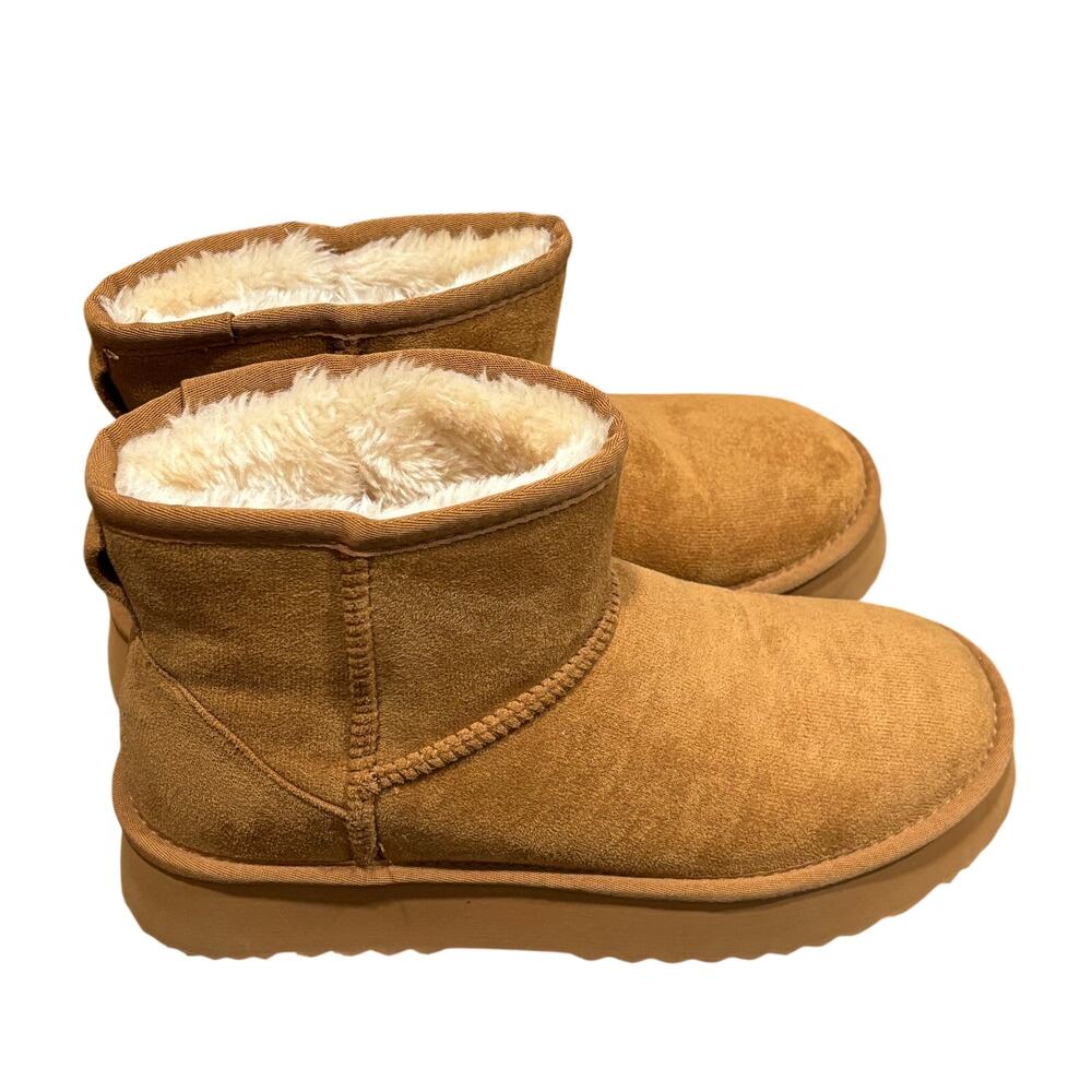 Altar'd State Matisse Tan Mini Platform Boot - size 8M